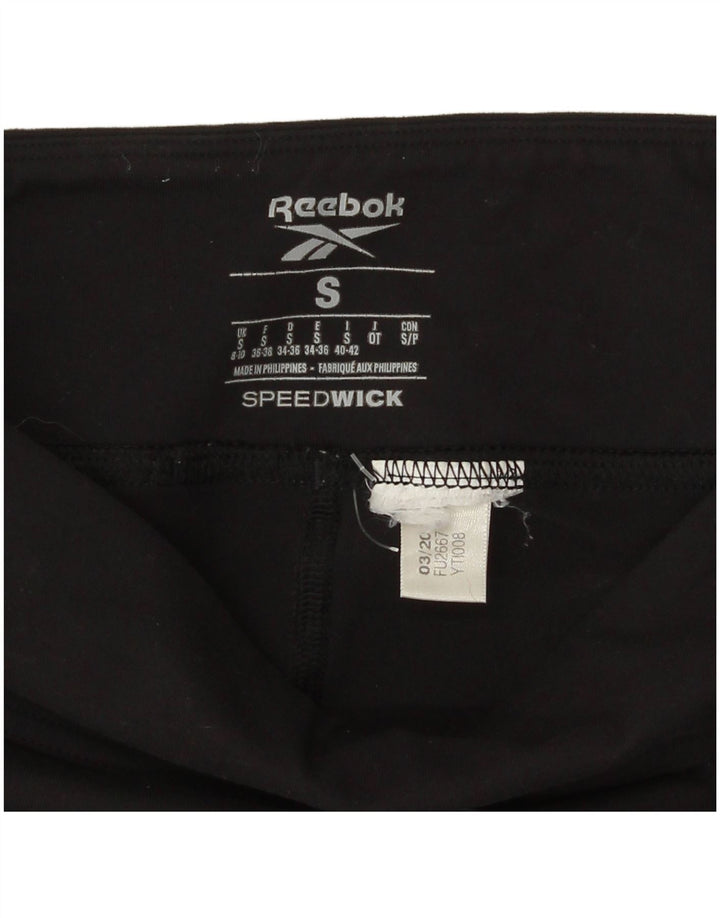 Reebok sportsshorts til kvinder UK 8/10 Small Black