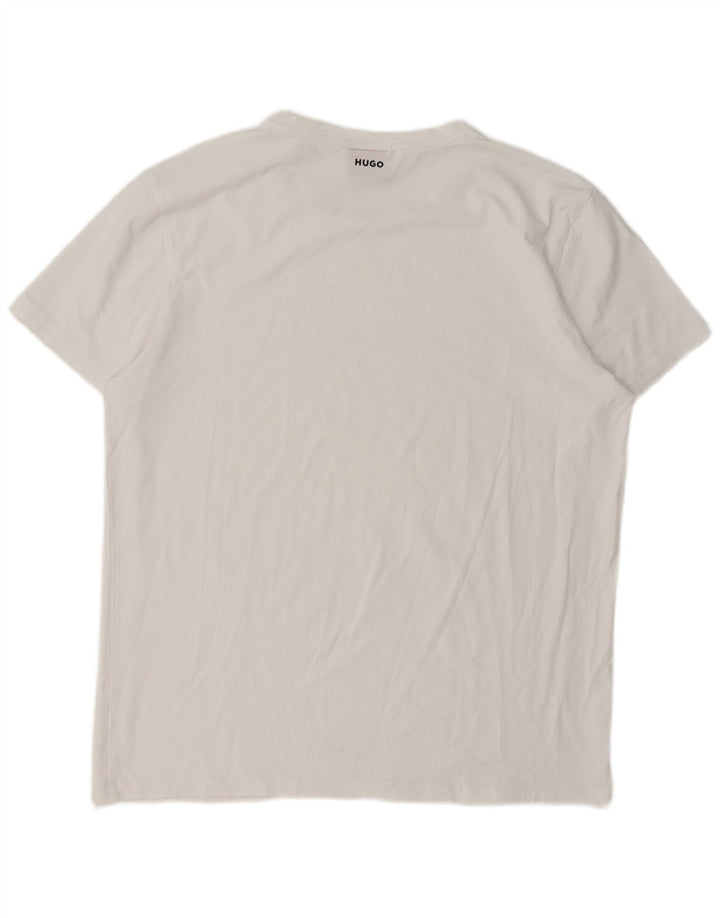 Hugo Boss Herre T-Shirt Top XL Hvid