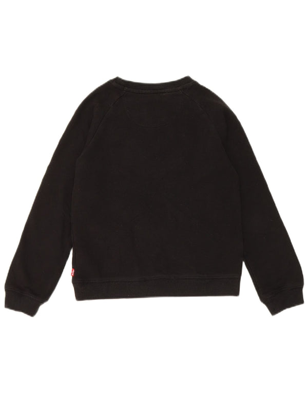 Levi's Girls Graphic Sweatshirt Jumper 7-8 år Sort dyreprint bomuld