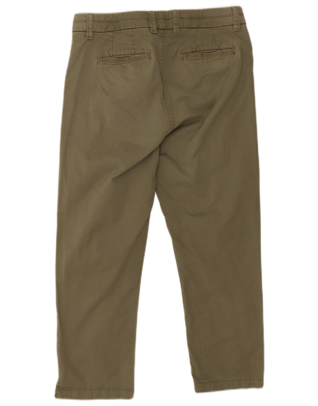 Fat Face Dame Slim Capri Bukser UK 12 Medium W30 L23 Grøn Bomuld