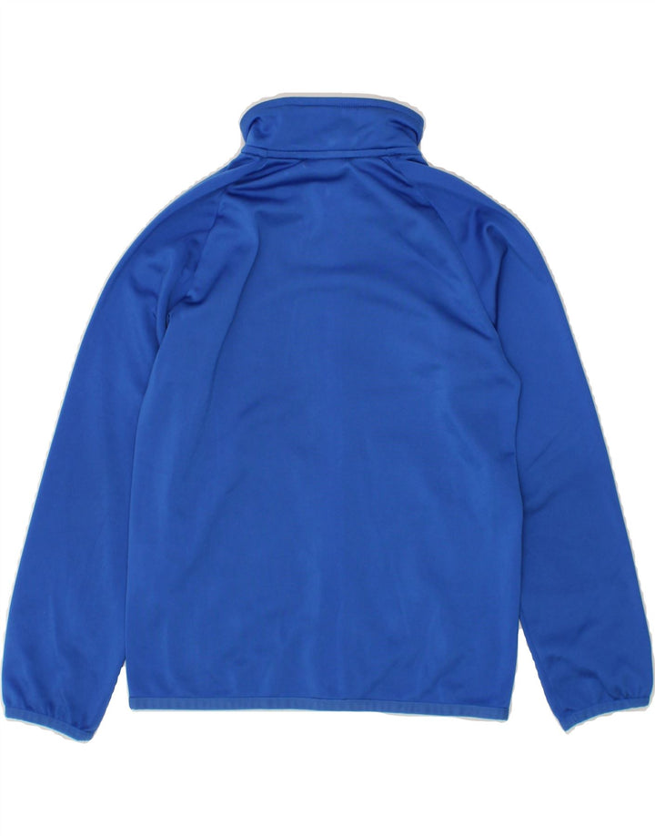 ADIDAS Boys Tracksuit Top Jacket 7-8 Years Blue Colourblock Polyester Vintage Adidas and Second-Hand Adidas from Messina Hembry 