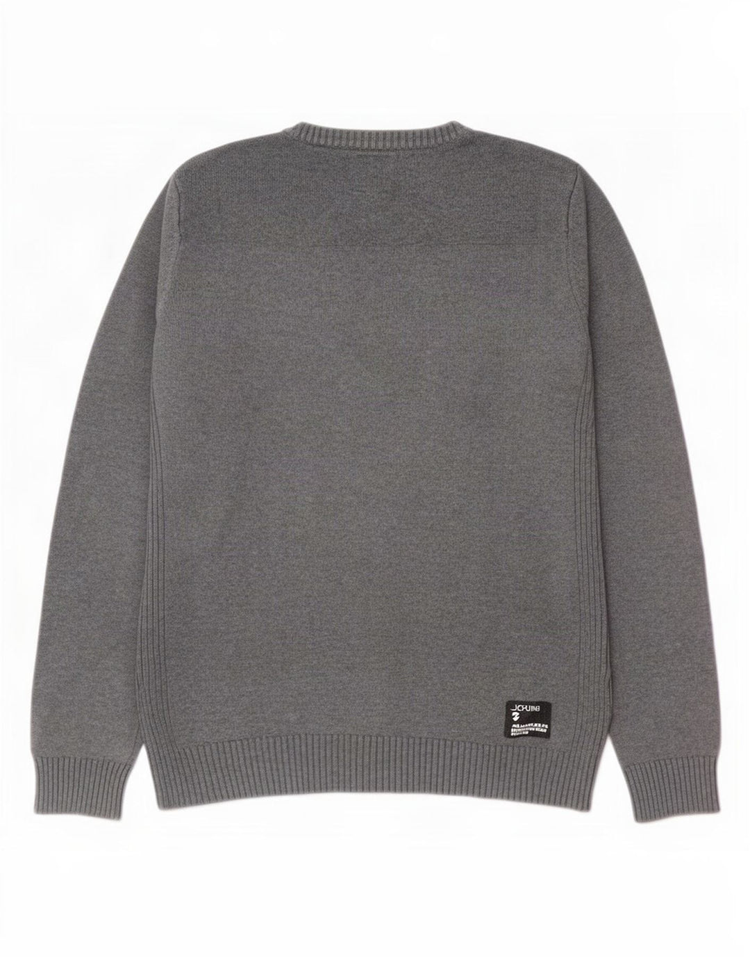 Jack & Jones Herre V-hals sweater mellemgrå bomuld