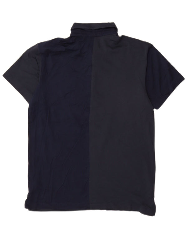 Paul & Shark Herre Yachting Grafisk Polo Shirt Large Navy Blue Colourblock