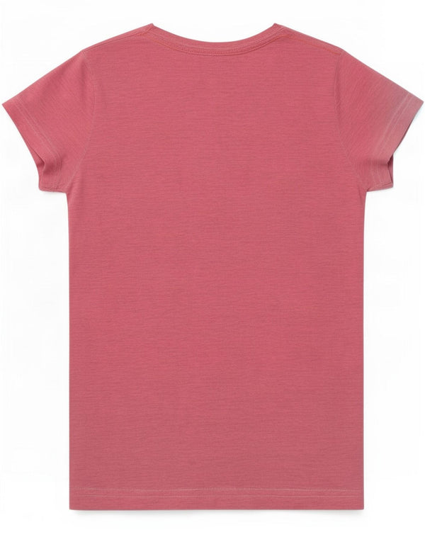 Superdry Grafisk T-shirttop til kvinder UK 6 XS Pink Flecked Bomuld