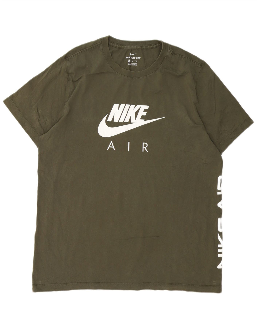 Nike grafisk T-shirt top til mænd XL Grøn bomuld