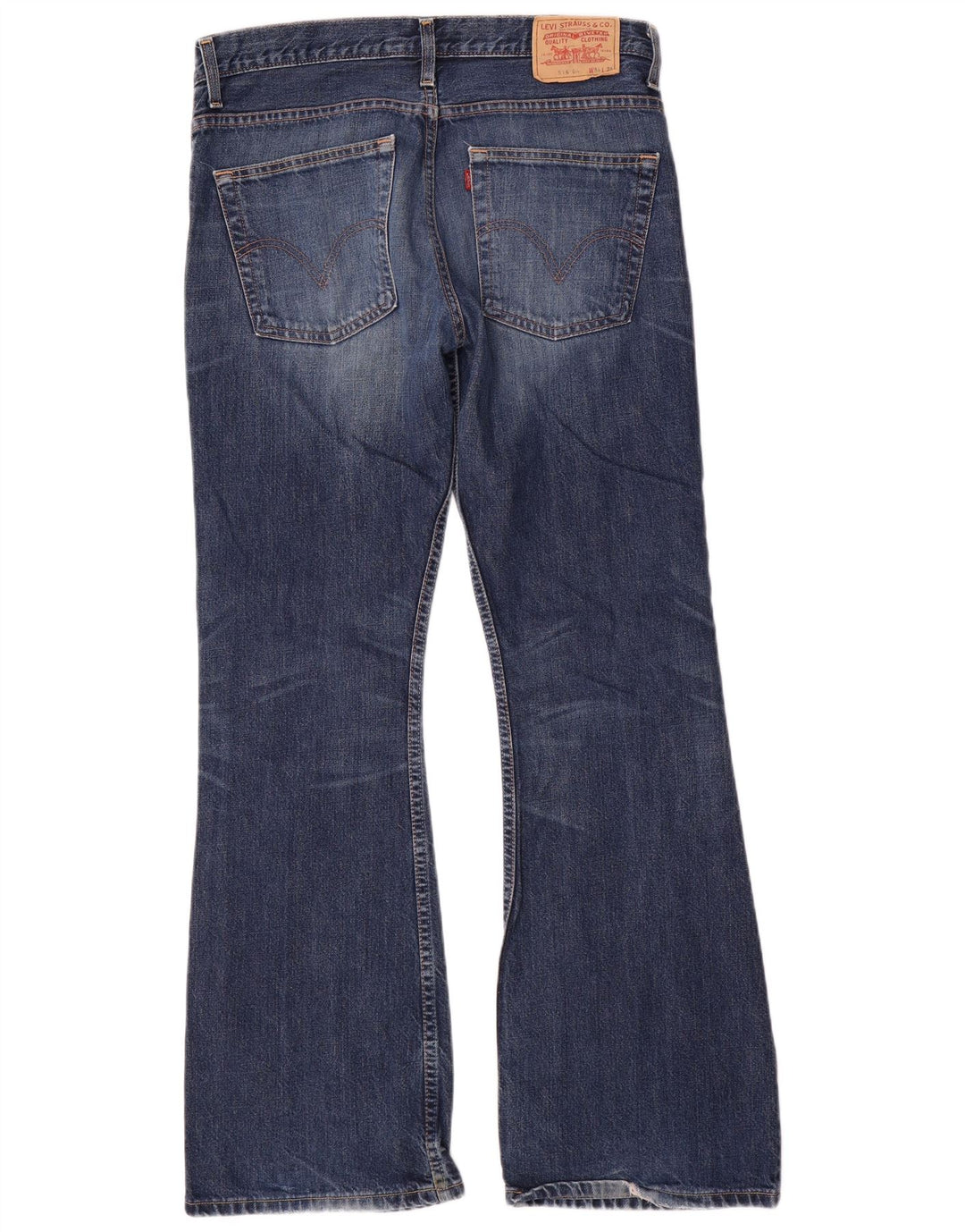 Levi's Herre 516 Bootcut Jeans W34 L33 Blå Bomuld