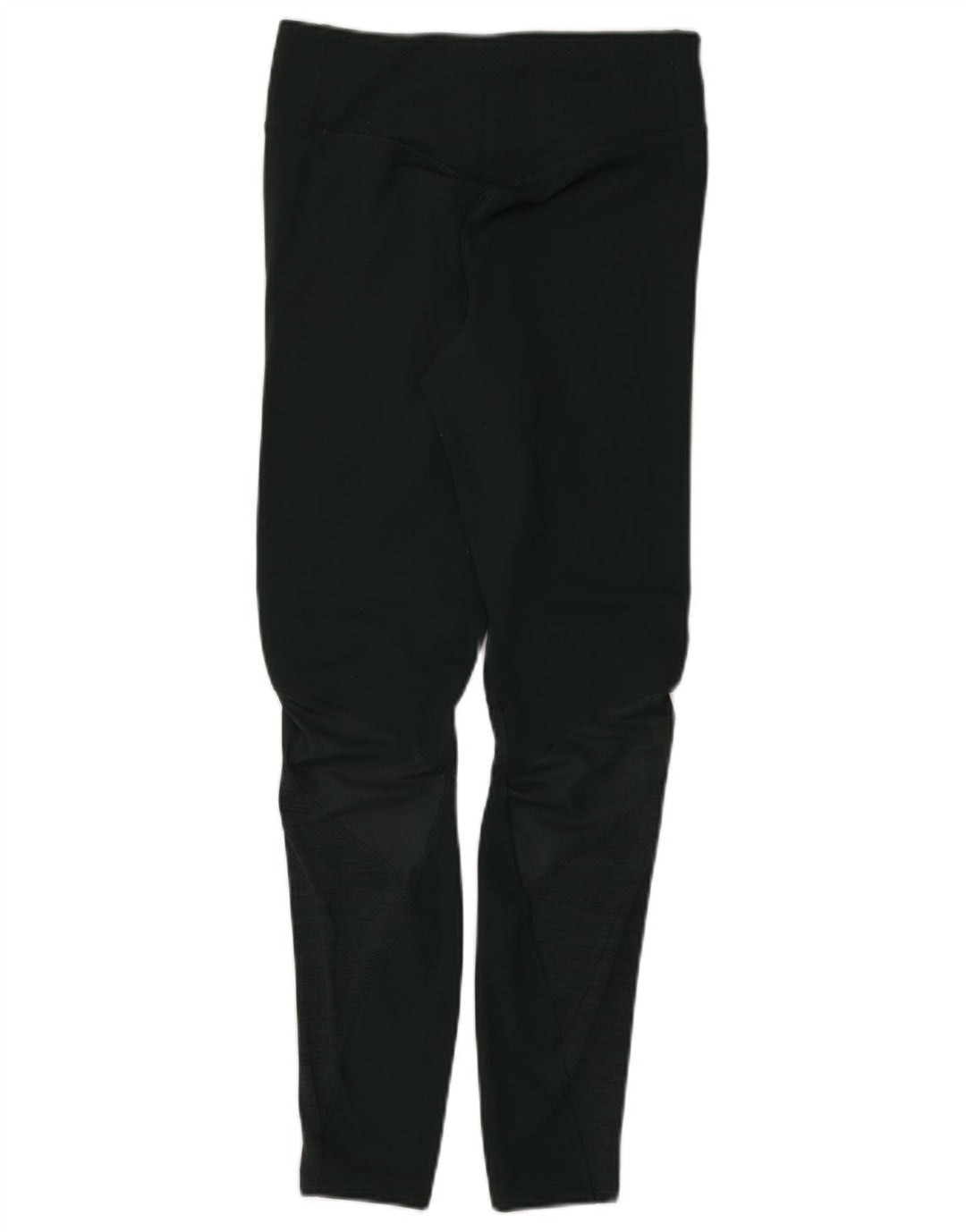 NIKE Dame Dri Fit Leggings UK 12 Medium Green Nylon