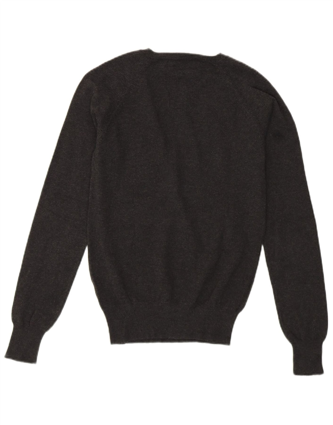 ZARA Dame V-hals sweater UK 10 Small Grå
