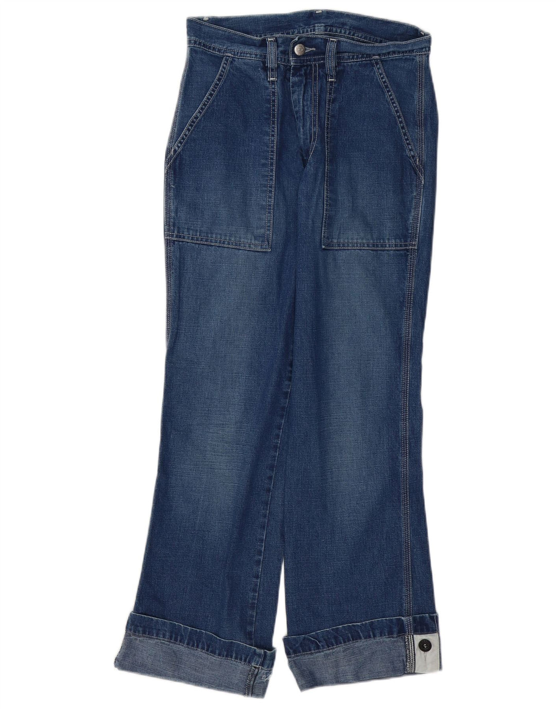 DIESEL Dame Bootcut Jeans W26 L27 Blå Bomuld