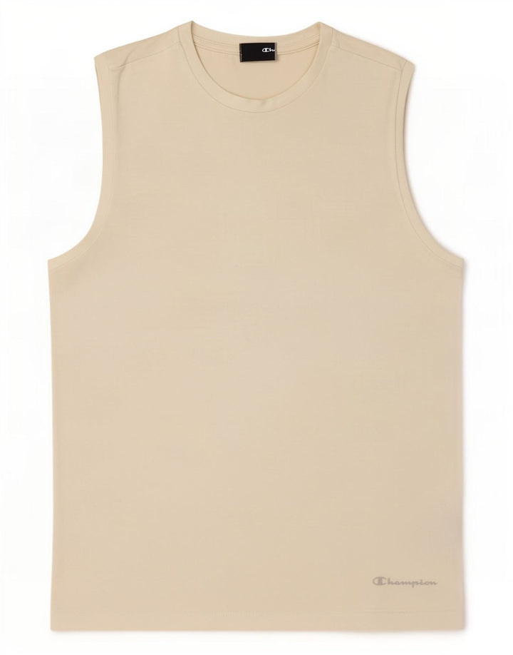 Champion Damevest Top UK 12 Medium Hvid Bomuld