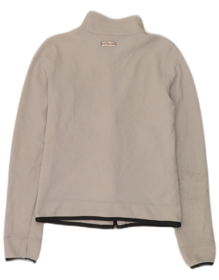 Champion Dame grafisk fleecejakke UK 10 Small White Polyester