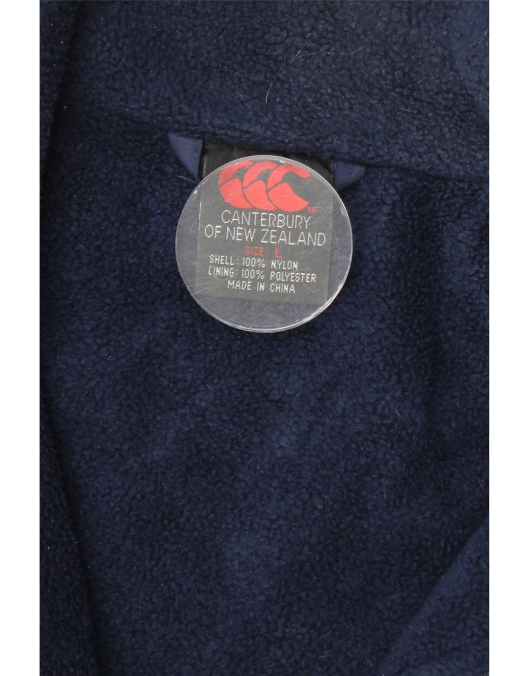 CANTERBURY Herre Windbreaker Coat UK 40 Large Navy Blue Nylon