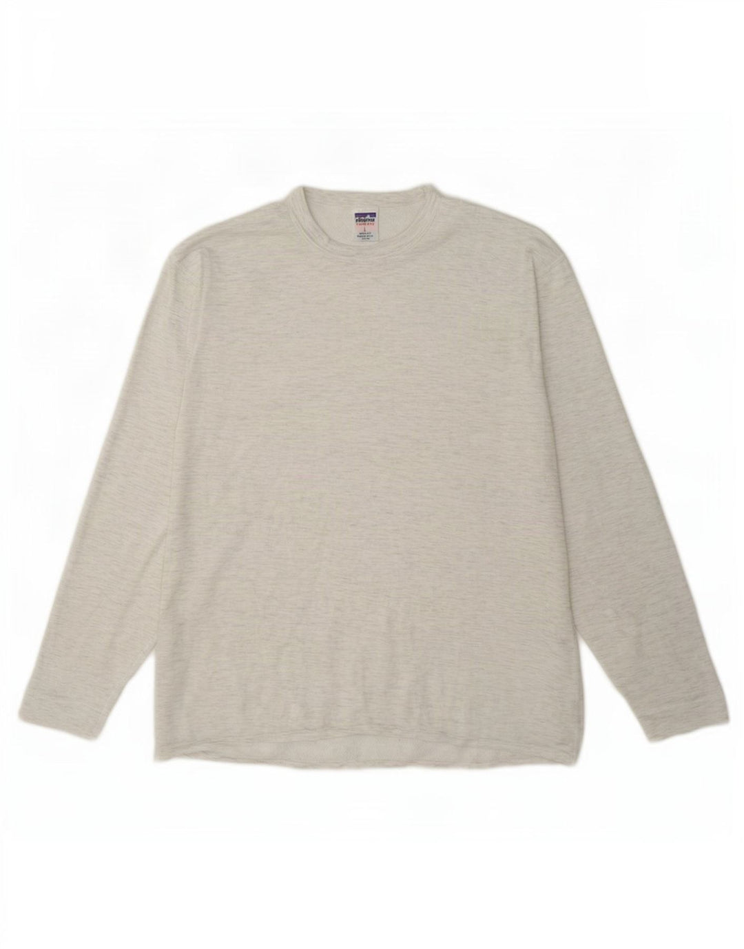 Patagonia Herre Top Langærmet Stor Grå Flecked Polyester
