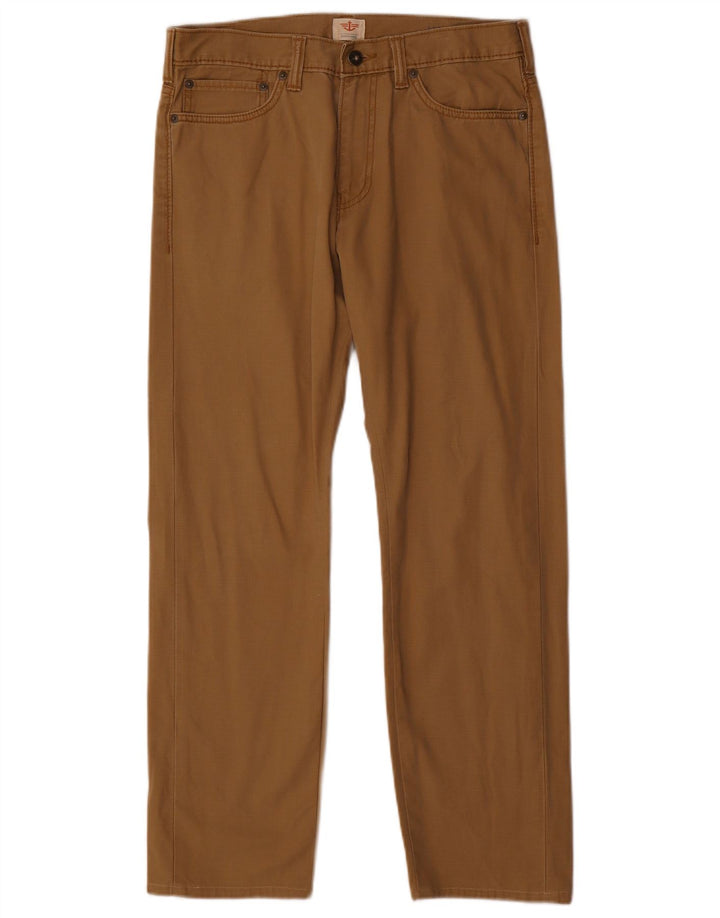 DOCKERS Straight Casual Bukser til mænd W30 L27 Beige Bomuld