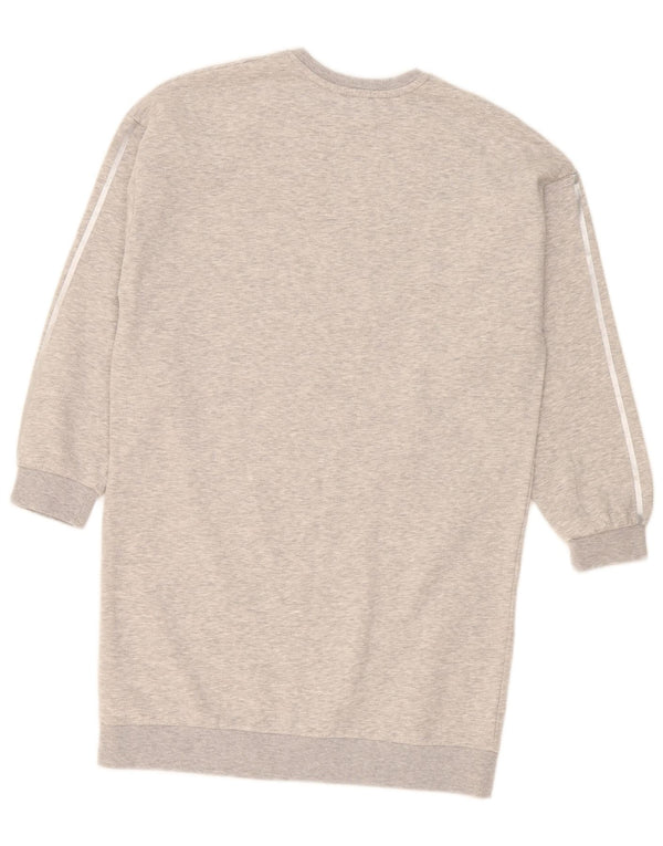 Juicy Couture Kvinders Grafisk Jumper Kjole UK 12 Medium Grå Flecked