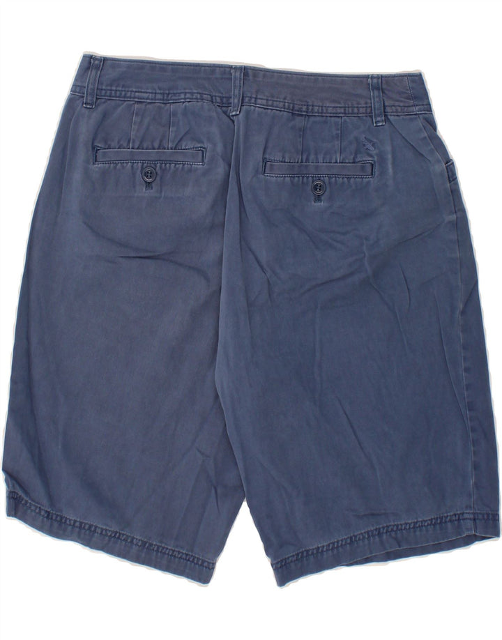 EDDIE BAUER Womens Tall Casual Shorts US 6 Medium W28  Navy Blue Cotton Vintage Eddie Bauer and Second-Hand Eddie Bauer from Messina Hembry 