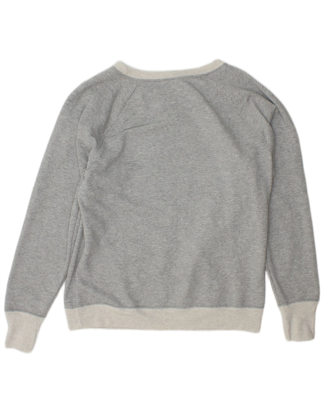 CHAMPION Dame Grafisk Sweatshirt Jumper UK 16 Stor Grå