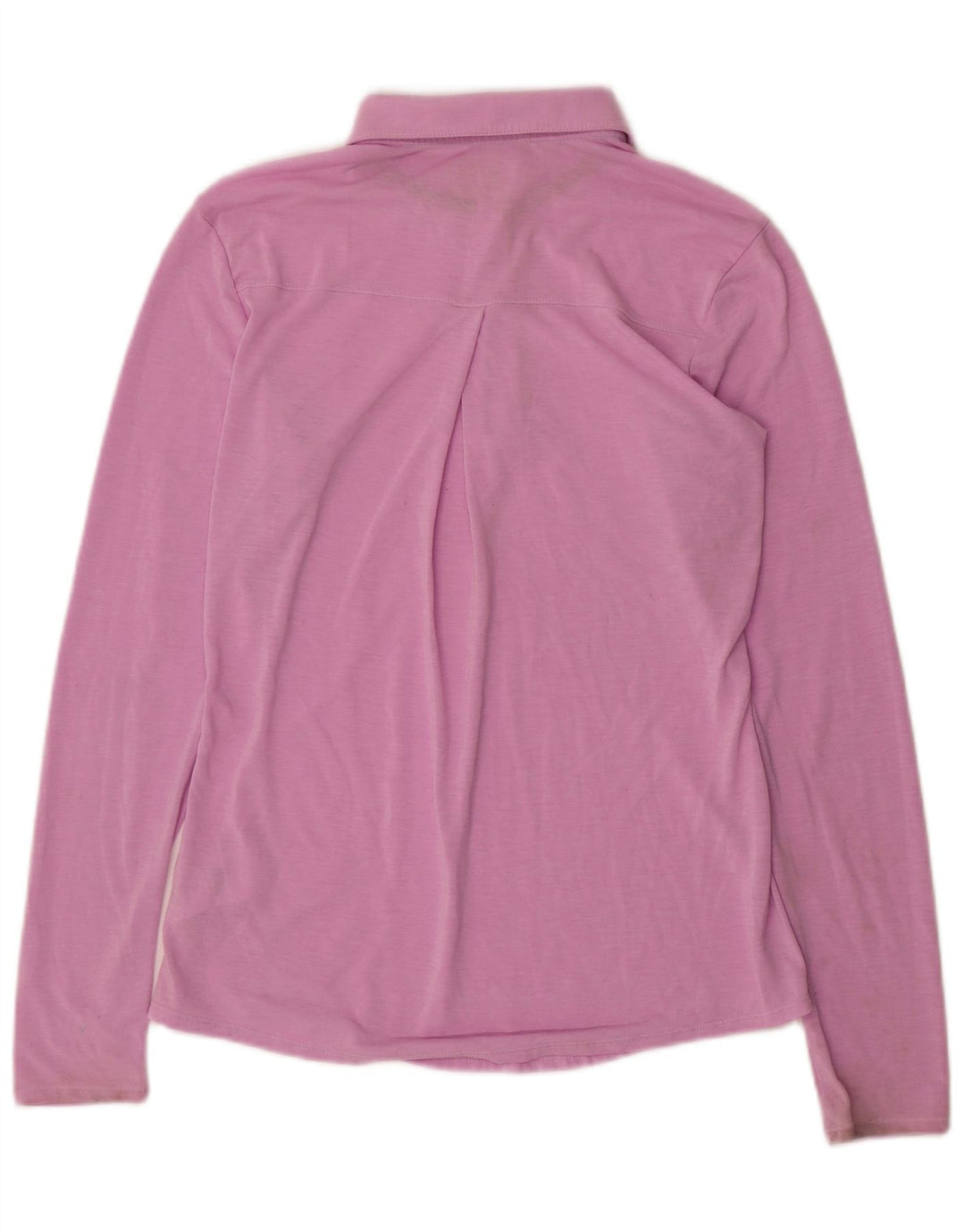 Adidas langærmet polotrøje til kvinder UK 10 Small Pink Polyester
