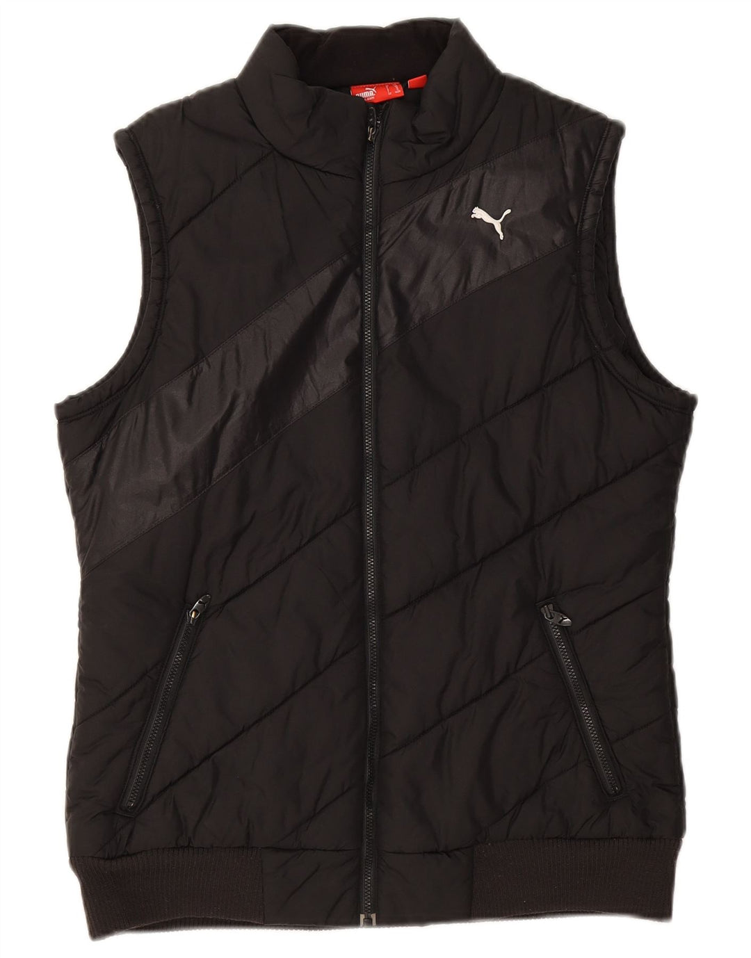 Puma Girls Polstret Gilet 15-16 år Sort