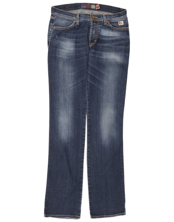 Roy Rogers Dame Bootcut Jeans IT 46 Large W32 L36 Blå Bomuld