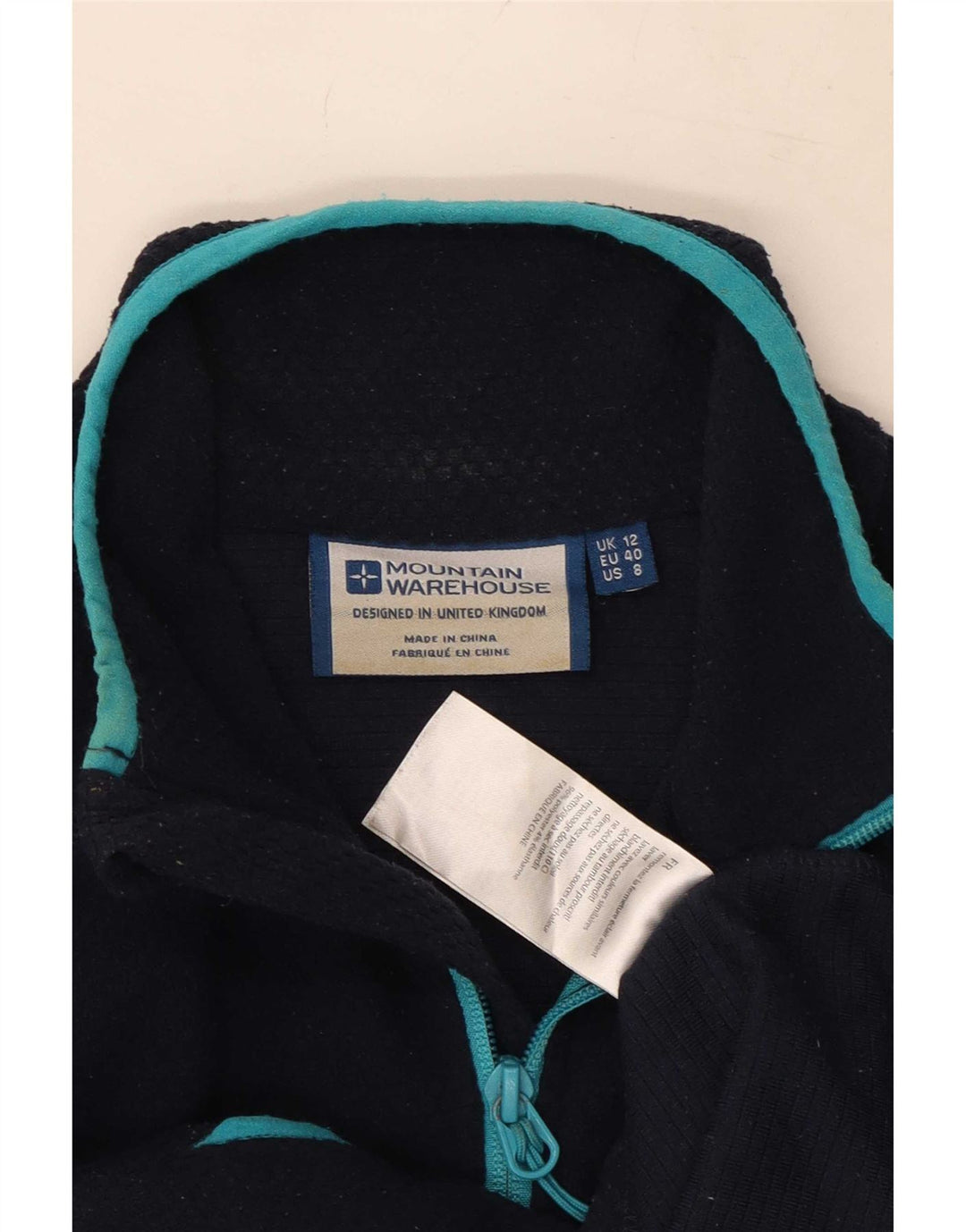 Mountain Warehouse Dame træningsdragt Topjakke UK 12 Medium Navy Blue