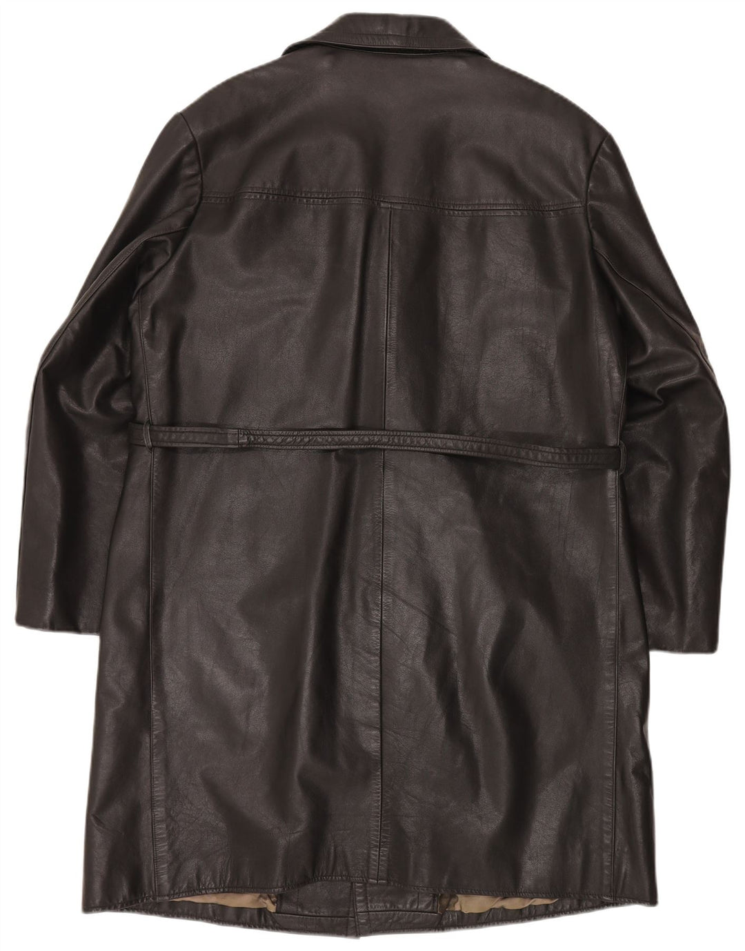 Vintage herre læderfrakke IT 54 2XL sort læder