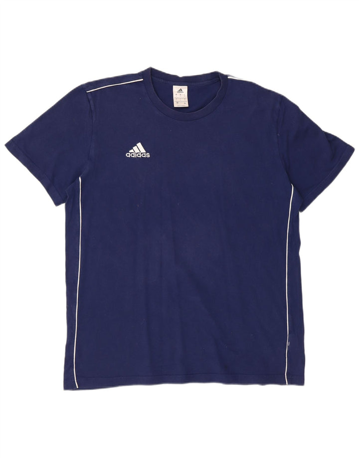 ADIDAS T-shirt top til mænd Stor marineblå bomuld
