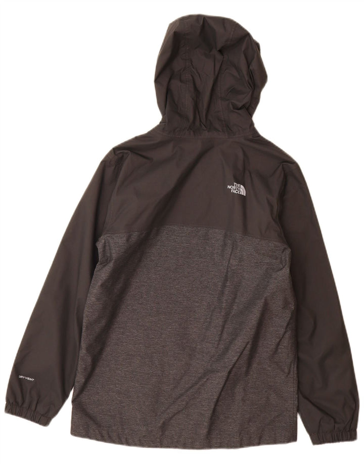 The North Face Regnjakke med hætte til drenge 9-10 år Medium Grey Colourblock