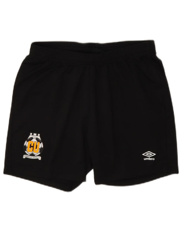 Umbro Boys Cambridge United F.C. Grafiske sportsshorts 13-14 år XL Sort