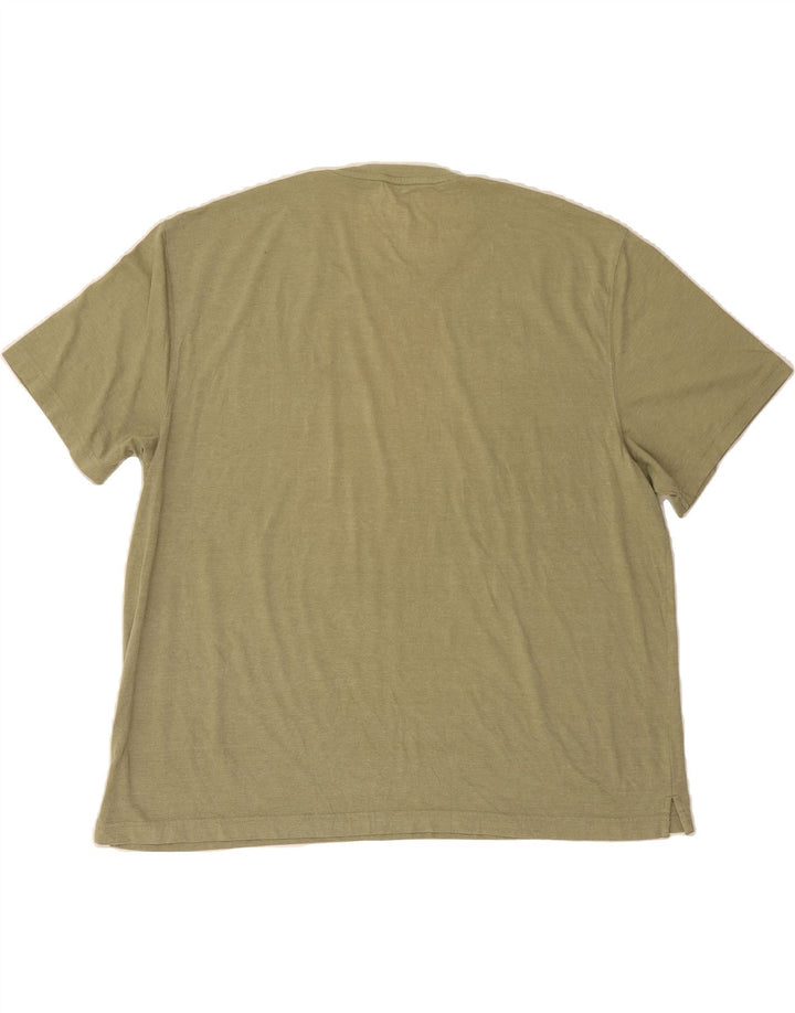 IZOD Mens T-Shirt Top 2XL Green Vintage Izod and Second-Hand Izod from Messina Hembry 