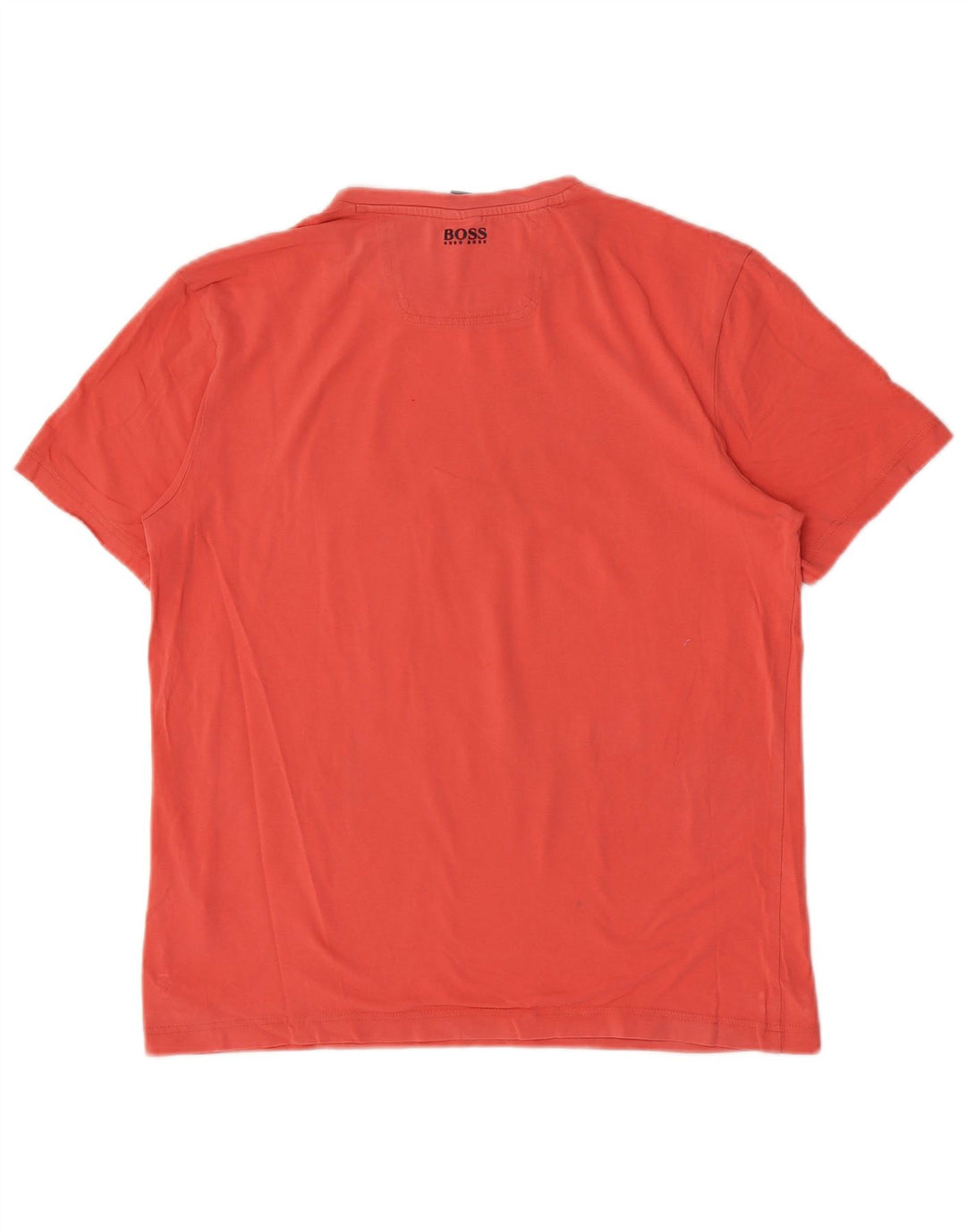 Hugo Boss Herre grafisk T-shirt Top Medium Pink Bomuld