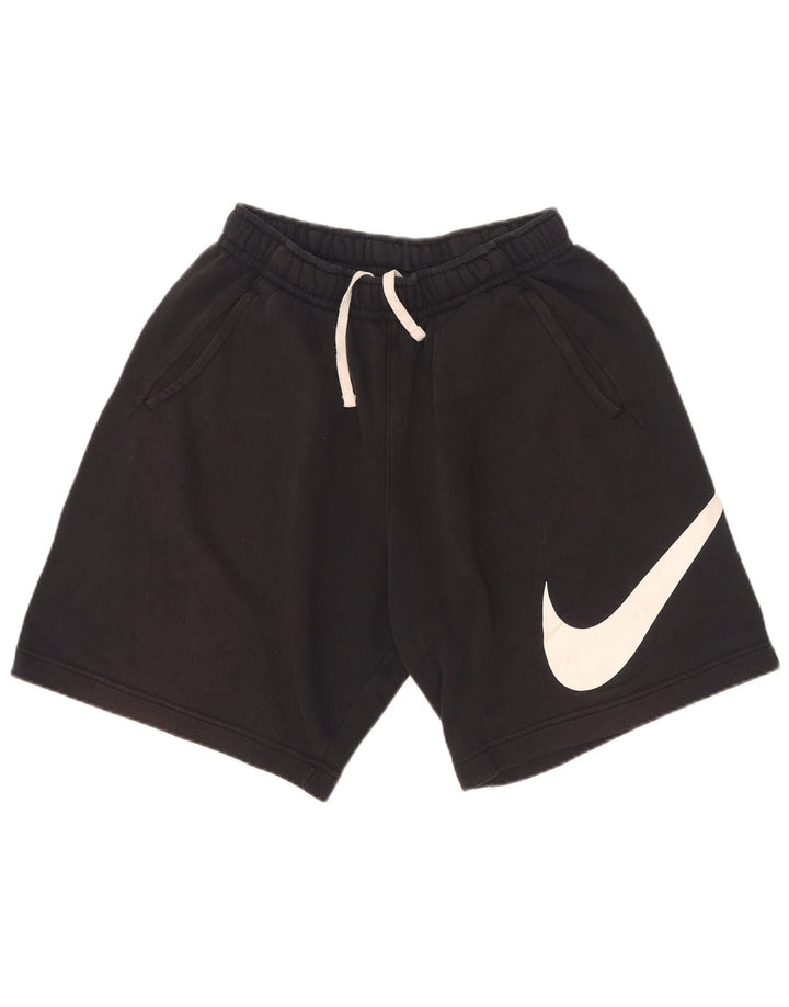Nike Herre grafiske sportsshorts Små sorte bomuld
