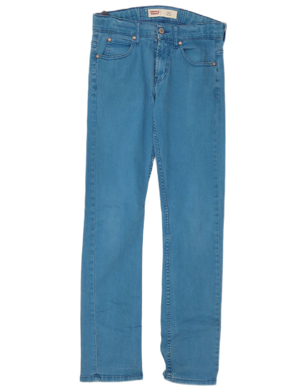 Levi's Girls 511 Slim Jeans 13-14 år W28 L29 Blå Bomuld