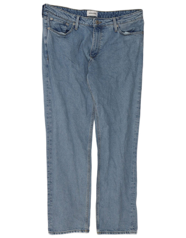 Jack & Jones Straight Jeans til mænd W34 L30 Blå