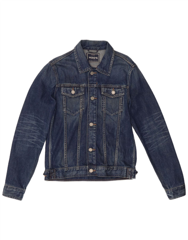 Jack & Jones Herre denimjakke UK 38 Mellem marineblå bomuld