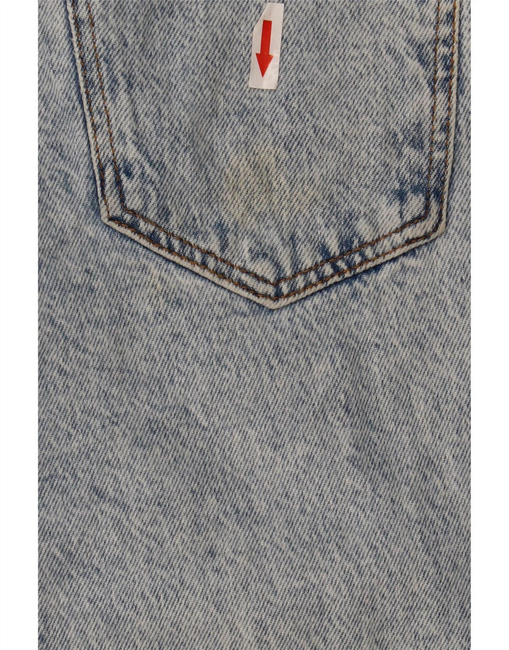 ZARA Tapered Jeans til kvinder EU 38 Small W28 L28 Blå