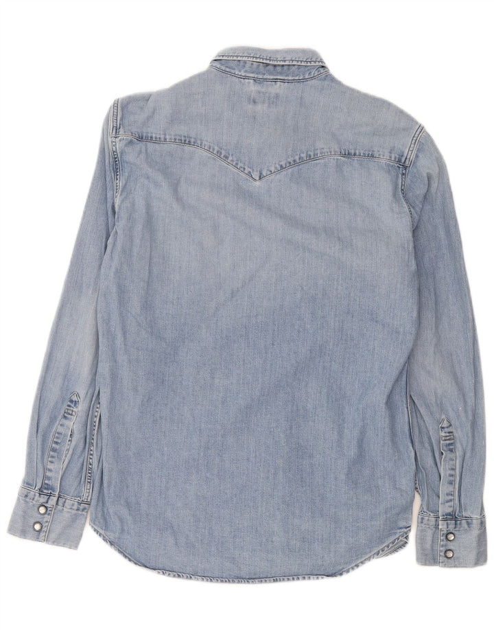 Levi's Denimskjorte til mænd, medium blå bomuld
