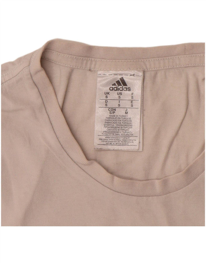 Adidas Grafisk T-shirt top til mænd, lille hvid bomuld
