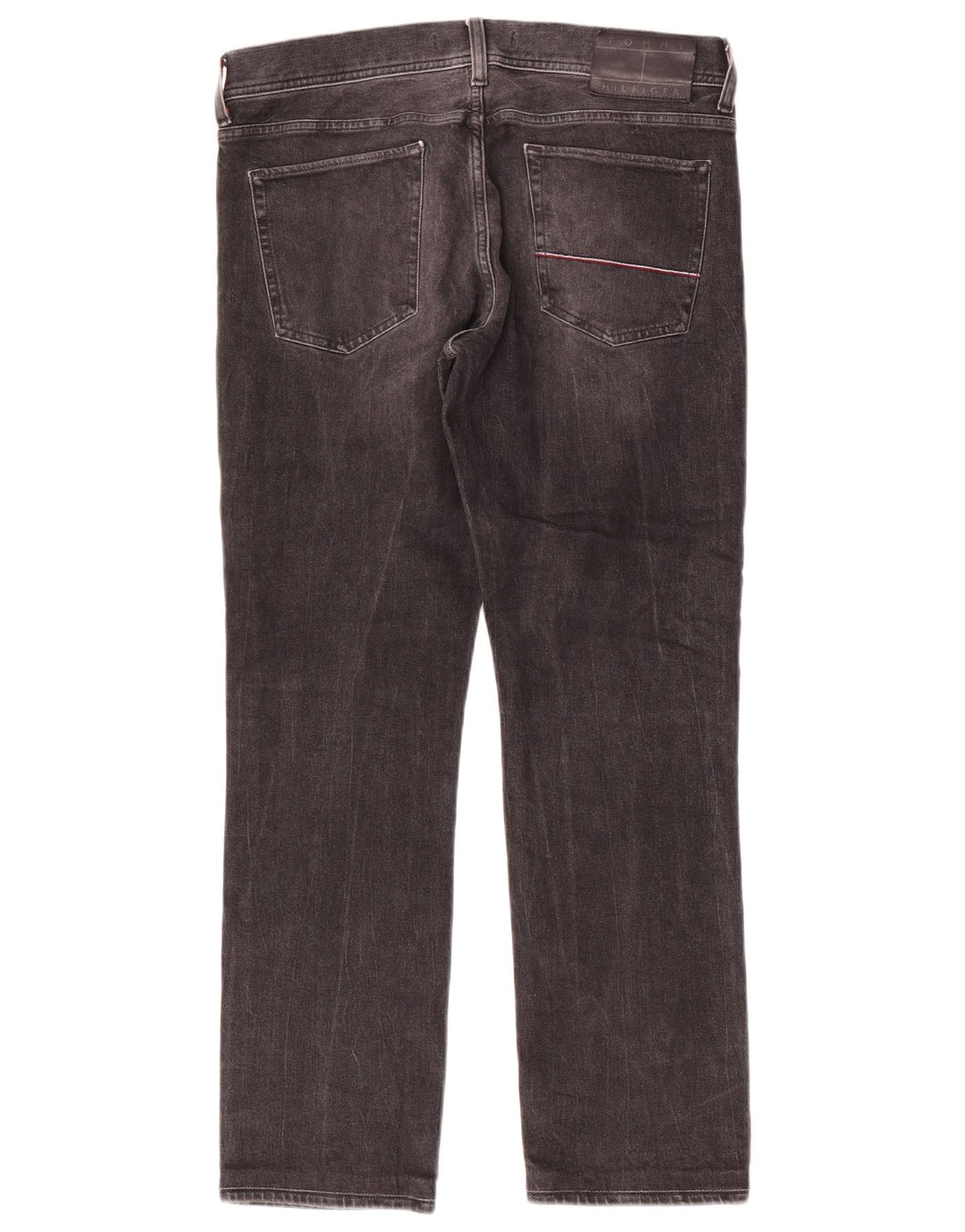 Tommy Hilfiger Straight Jeans til mænd W32 L29 Grå Bomuld