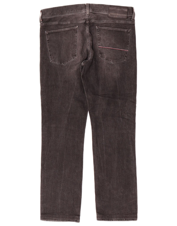 Tommy Hilfiger Straight Jeans til mænd W32 L29 Grå Bomuld