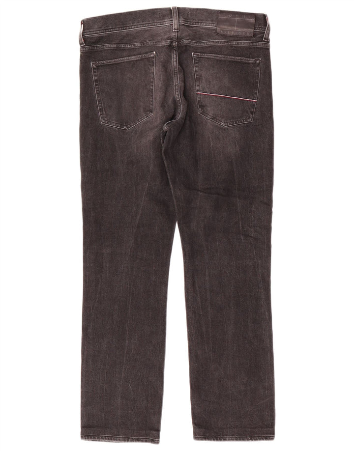 Tommy Hilfiger Straight Jeans til mænd W32 L29 Grå Bomuld