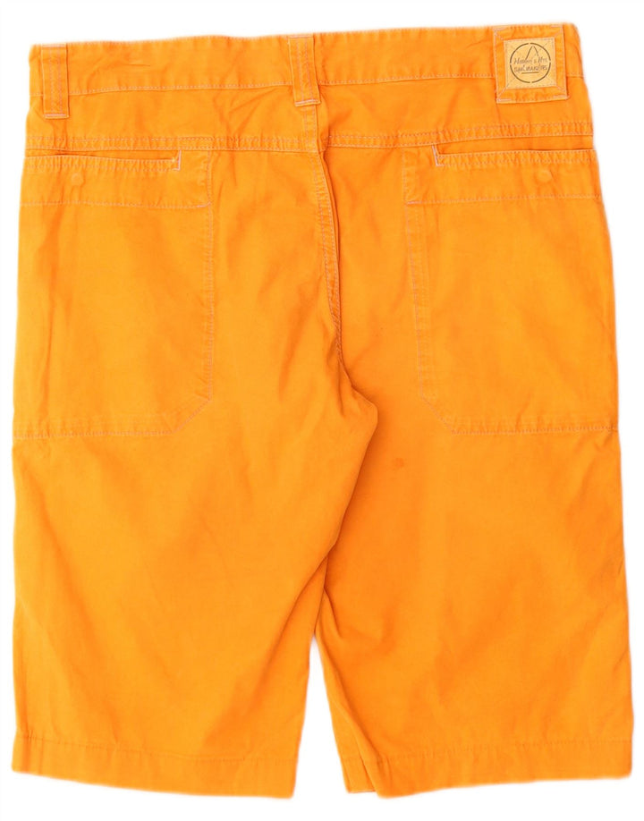 Murphy & Nye Herre Sailmakers Chino Shorts W33 Medium Orange Bomuld