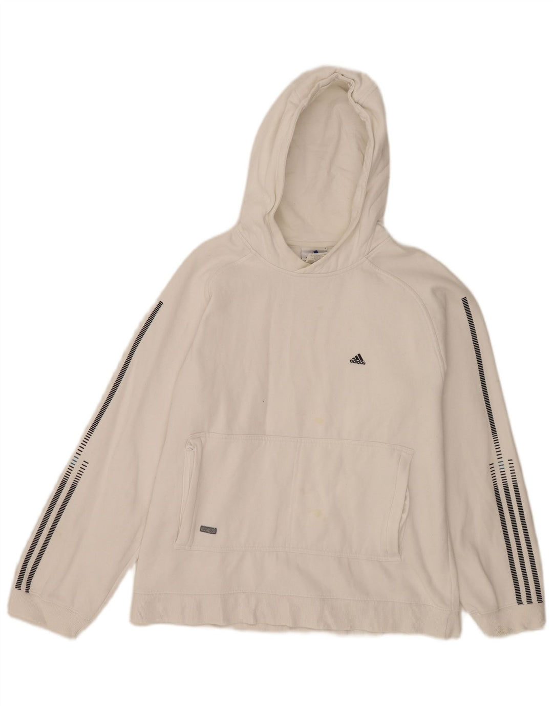 Adidas Herre hættetrøje Jumper Medium Hvid Bomuld