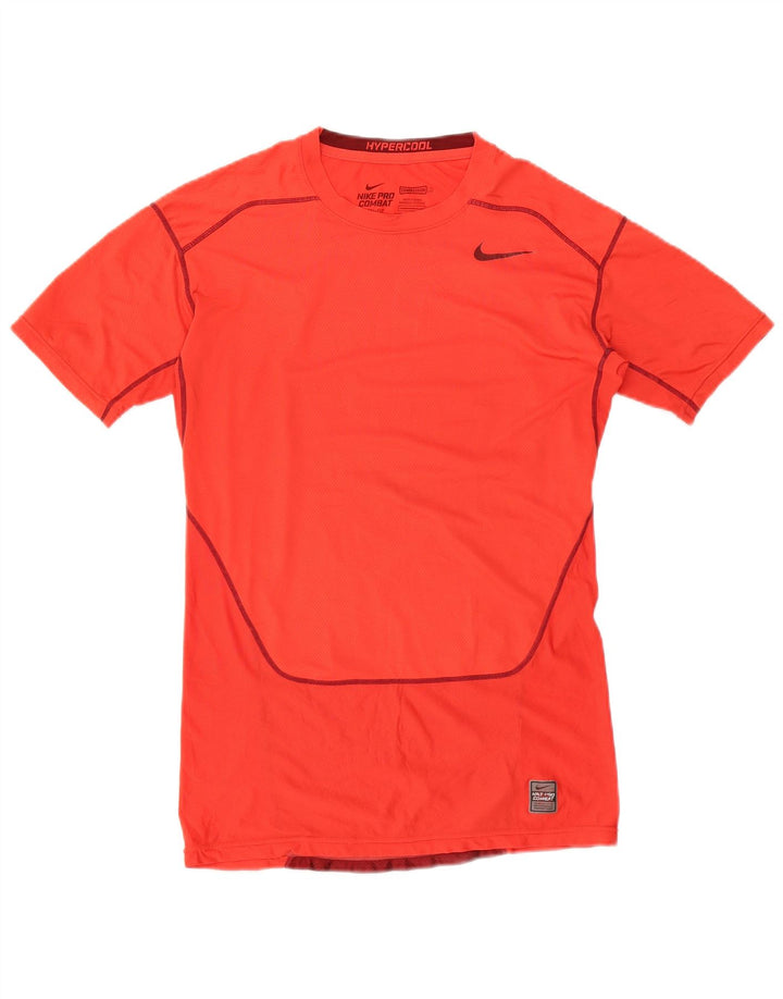 Nike Herre Dri Fit T-shirt Top Stor rød farveblok