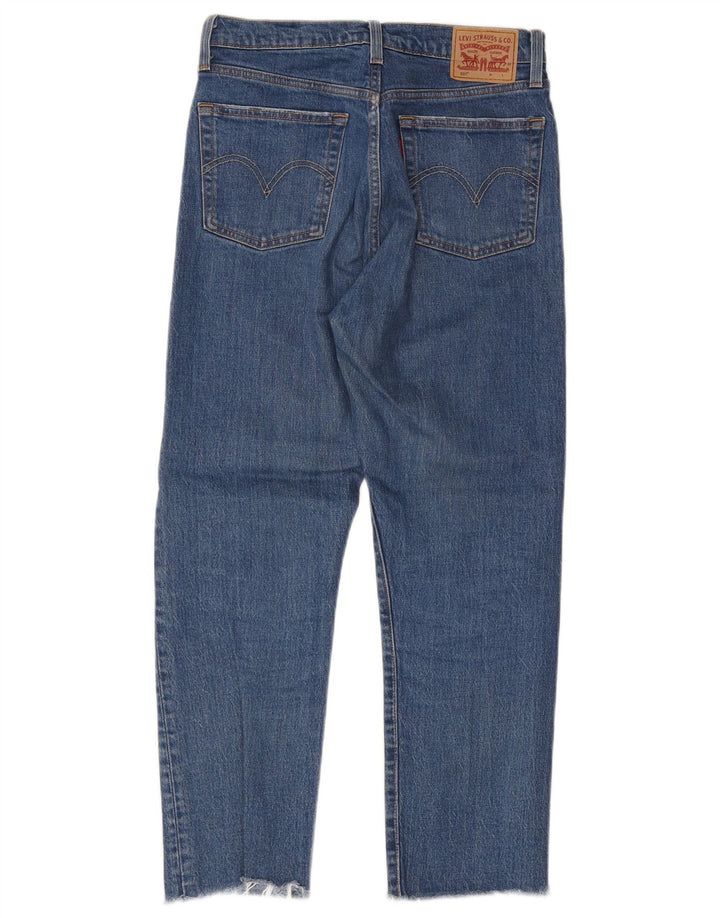Levi's Dame 501 Straight Jeans W27 L26 Blå Bomuld