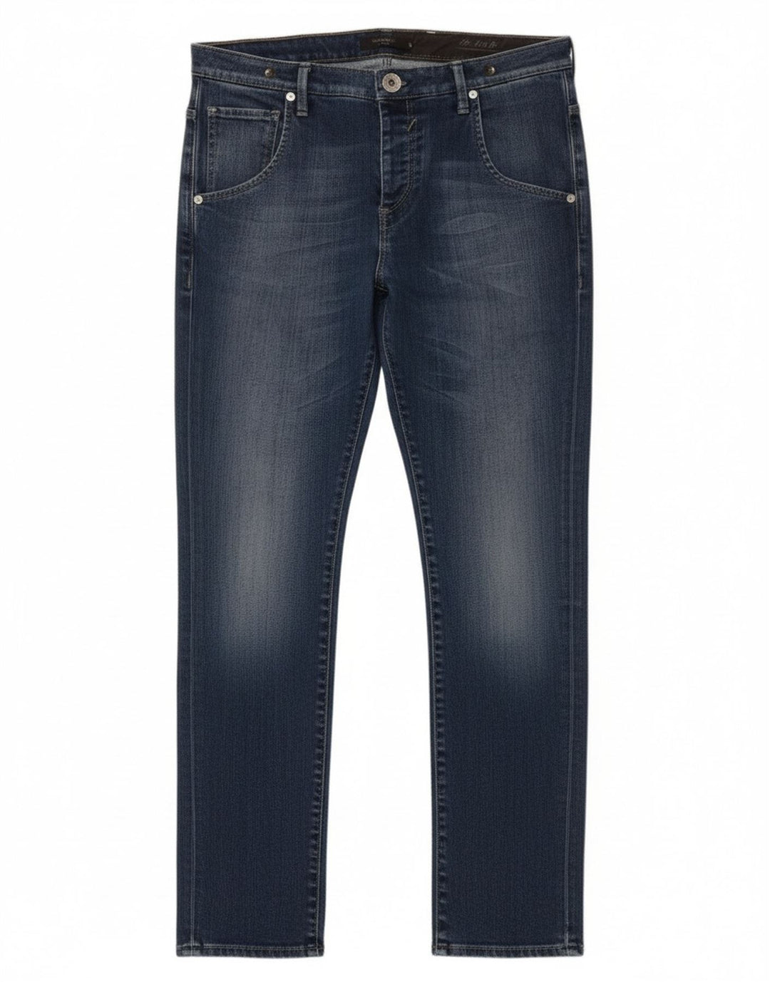 Gas Dame Slim Jeans W26 L30 Blå Bomuld