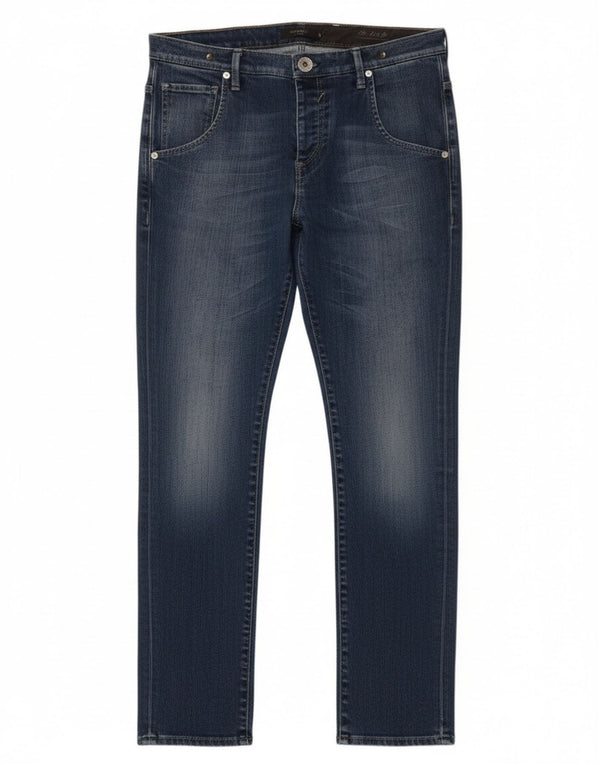 Gas Dame Slim Jeans W26 L30 Blå Bomuld