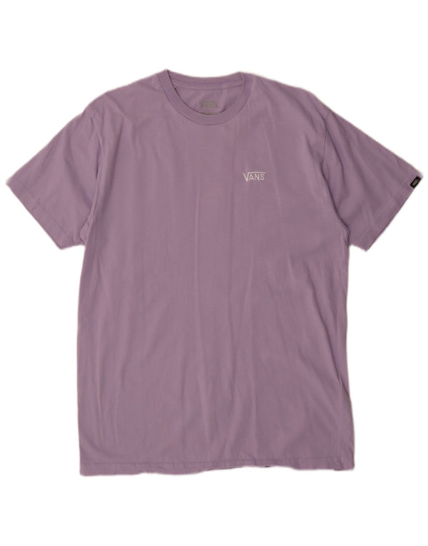 Vans Herre Classic Fit T-Shirt Top Medium Lilla Bomuld