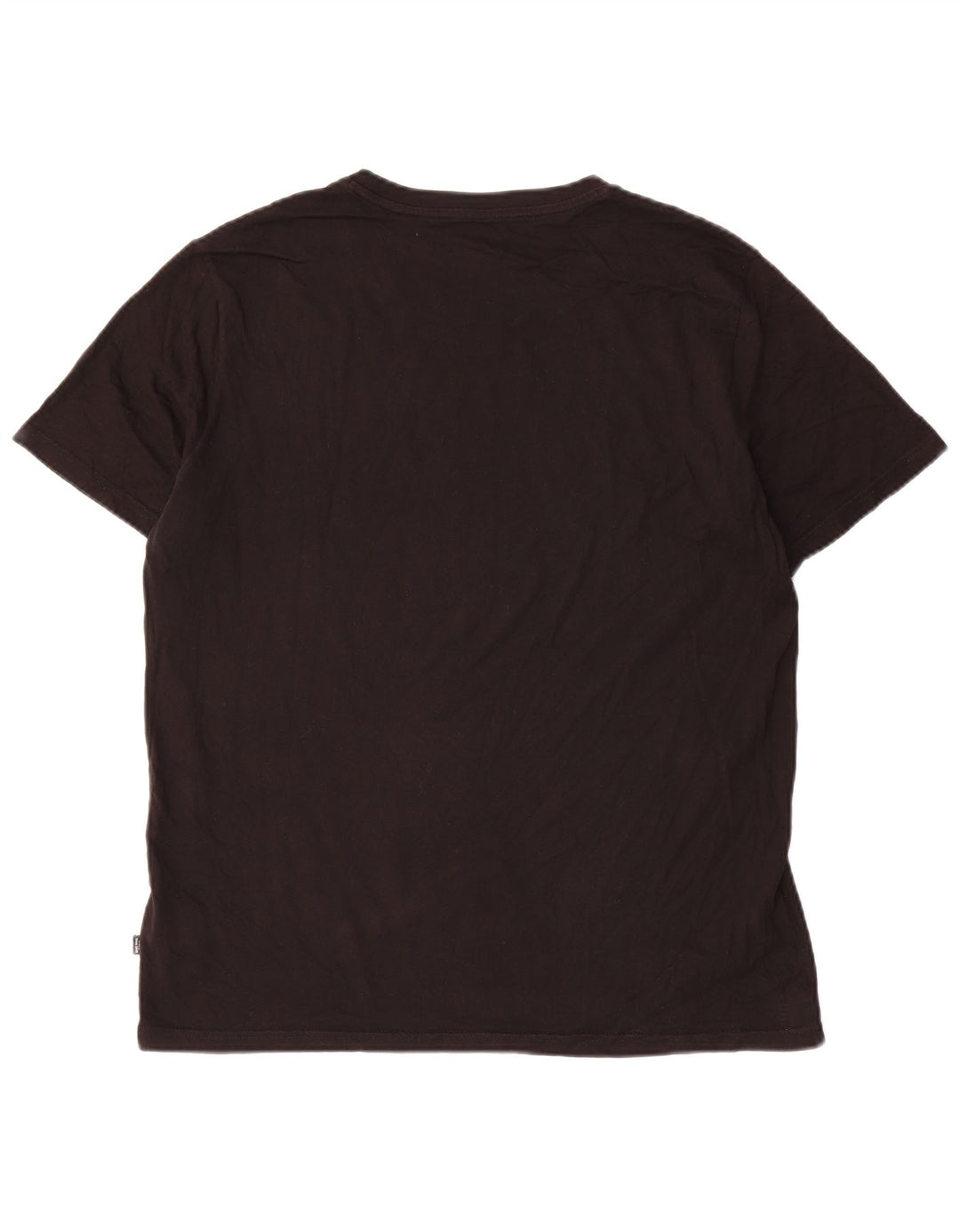 Puma Herre Grafisk T-Shirt Top Medium Sort Bomuld