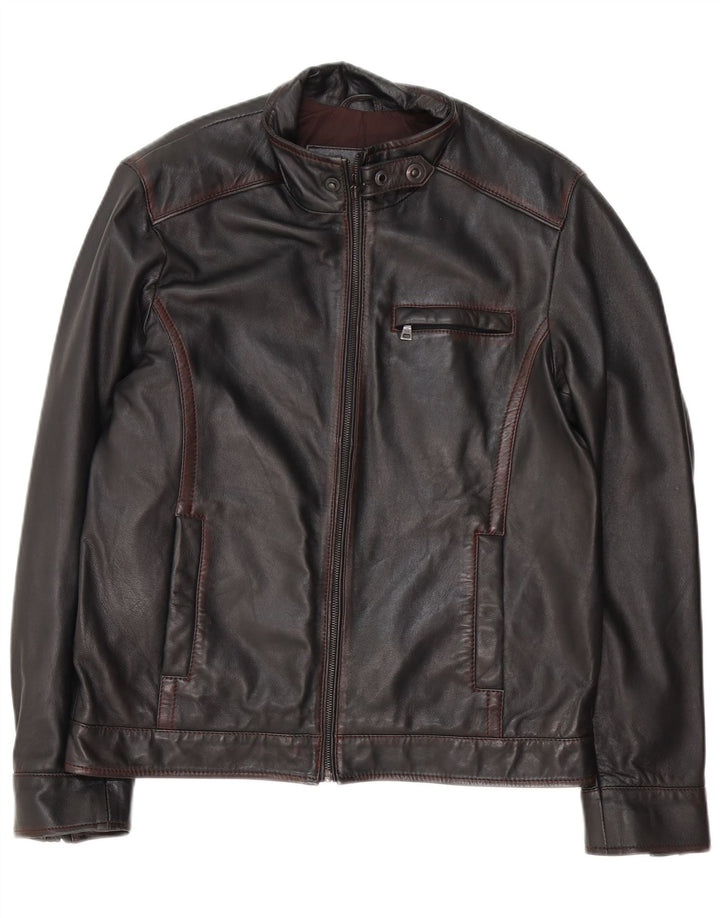 Danier Herre Læderjakke UK 40 Large Sort